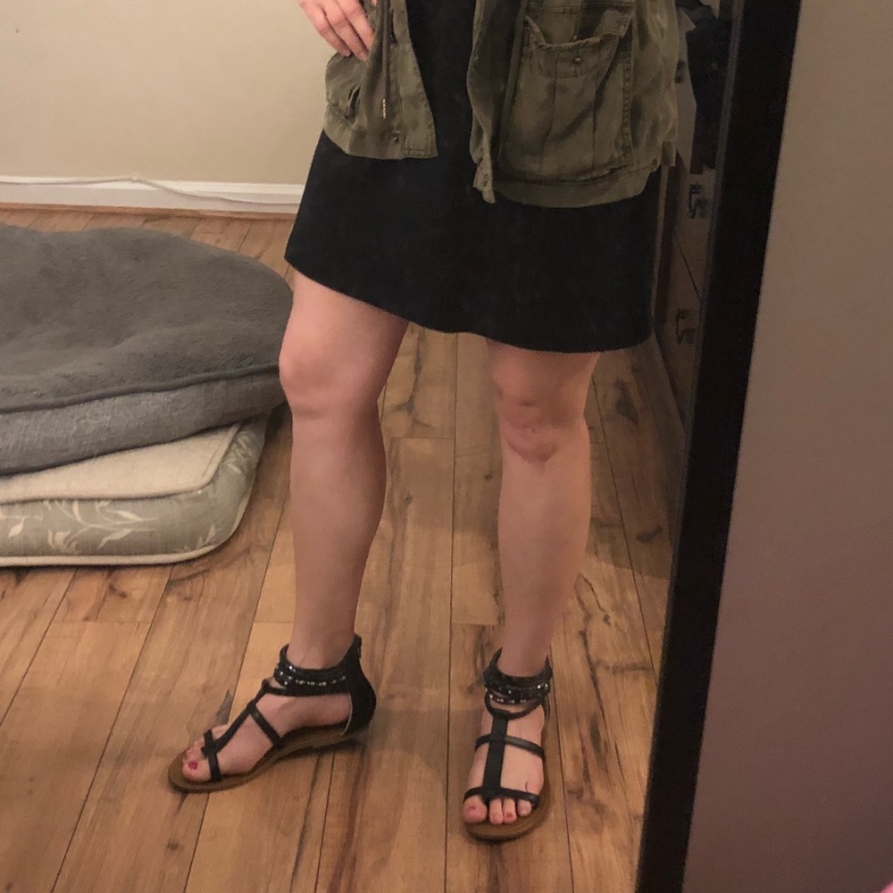 Express gladiator sandals.